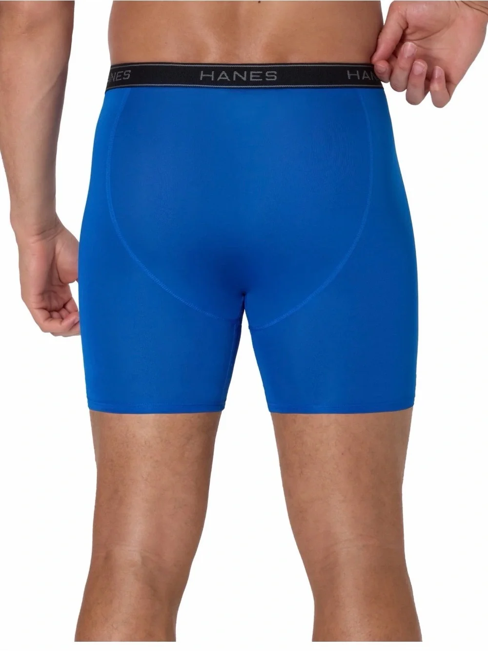 💜Hanes Men's Performance Boxer Brief Underwear Pack,Stretch,6Pack SizeSmall28-30